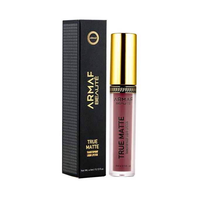 Armaf True Matte Transferproof Liq Lipstick - matiniai skysti lūpų dažai 4 ml 01 Le Femme