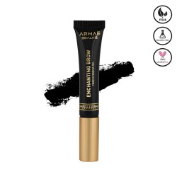 Armaf Enchanting Brow Fiber Eyebrow Gel - antakius fiksuojantis gelis, 7,6 g 01 Ebony