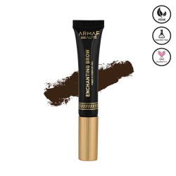 Armaf Enchanting Brow Fiber Eyebrow Gel - antakius fiksuojantis gelis, 7,6 g 02 Dark Brown