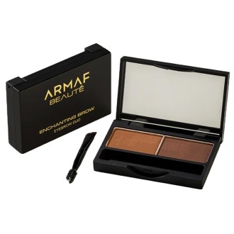 Armaf Enchanting Brow Eyebrow Duo - pudros šešėlių paletė antakiams, 3 g 02 Cappuccino