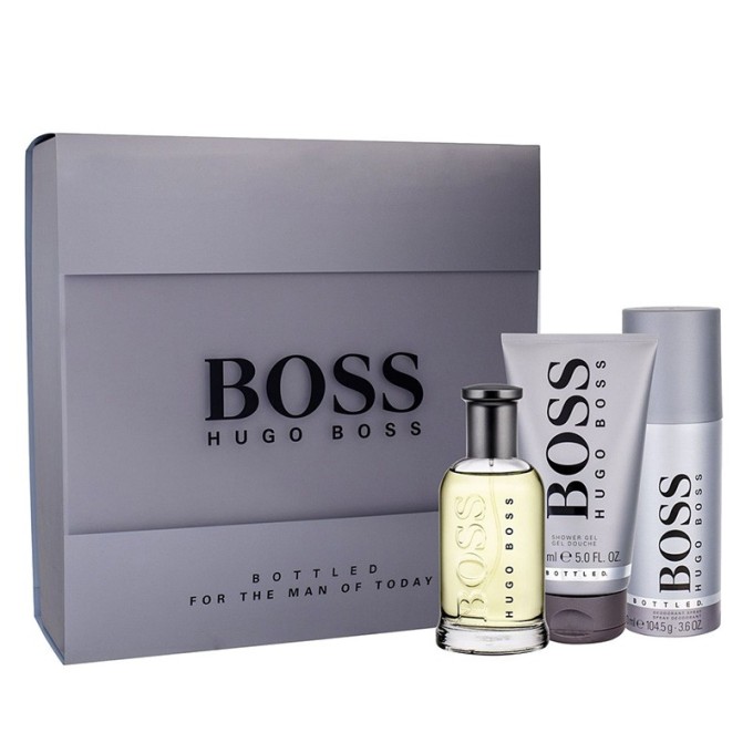 Hugo Boss Boss Bottled No.6 rinkinys EDT 100 ml, dušo žele Boss Bottled No.6 100 ml ir dezodorantas