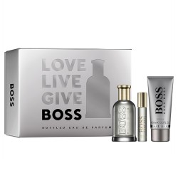 Hugo Boss Bottled EDP Dovanų rinkinys vyrams - EDP 100 ml, mini EDP 10 ml ir dušo želė 100 ml