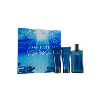 Davidoff Cool Water Man United rinkinys EDT 125 ml balzamas po skutimosi 75 ml ir dušo želė 75 ml