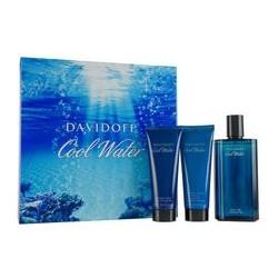 Davidoff Cool Water Man United rinkinys EDT 125 ml balzamas po skutimosi 75 ml ir dušo želė 75 ml