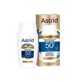 Astrid Hyaluronic Gold Fluid SPF 50 - kasdienis odos fluidas, 50 ml