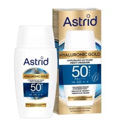 Astrid Hyaluronic Gold Fluid SPF 50 - kasdienis odos fluidas, 50 ml
