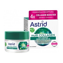 Astrid Multi Collagen Cream SPF 10 - Dieninis kremas nuo raukšlių ir elastingumui atkurti, 50 ml