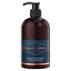 Gillette King Beard & Face Wash Shampoo 350 ml