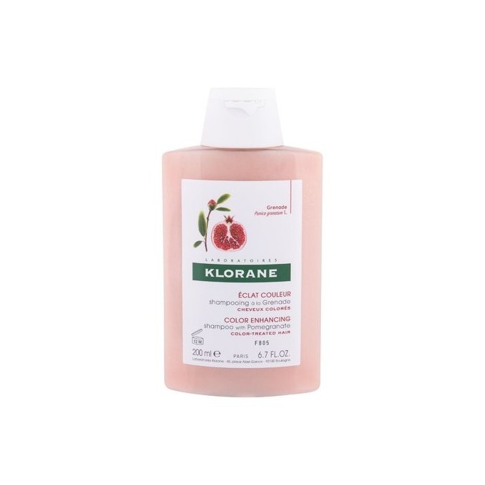 Klorane Pomegranate Color Enhancing Shampoo - Shampoo for colored hair 200 ml