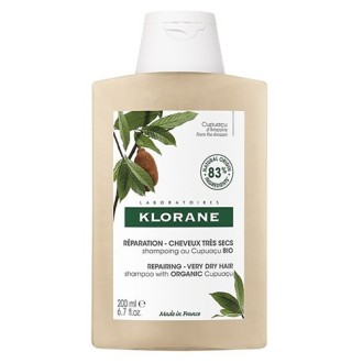Klorane Bio Máslo Cupua u BIO Repairing Shampoo - Nourishing shampoo for dry hair 400 ml