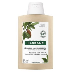 Klorane Bio Máslo Cupua u BIO Repairing Shampoo - Nourishing shampoo for dry hair 400 ml