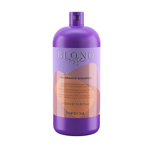 Inebrya BLONDESSE No-Orange Shampoo (light chestnut, colored or lightened hair) 1000 ml