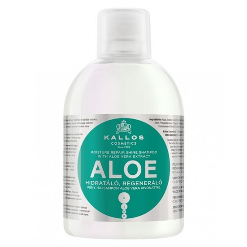 Kallos Aloe Vera Moisture Repair Shine Shampoo 1000 ml