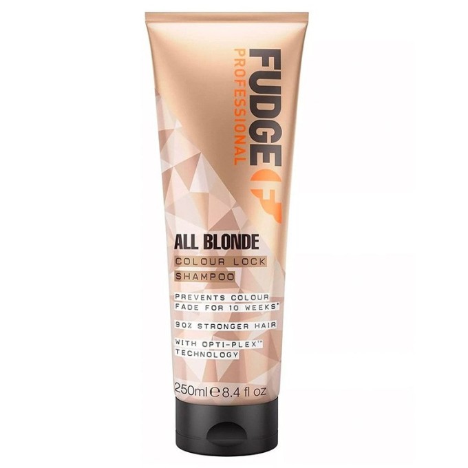Fudge All Blonde Color Lock Shampoo - Šampūnas šviesių plaukų atstatymui ir blizgesiui, 250 ml