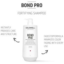 Goldwell Dualsenses Bond Pro Fortifying Shampoo - šampūnas silpniems plaukams, 1000 ml