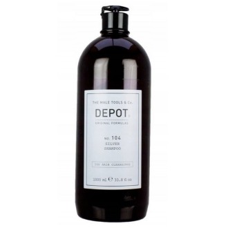Depot No. 104 Silver Shampoo - Shampoo for gray, white and lightened hair 1000 ml