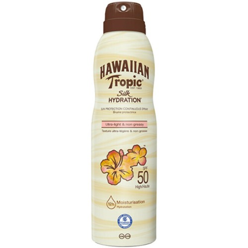 Hawaiian Tropic Silk Hydration Spray Sun Protection Continuous Spray SPF 50 220 ml