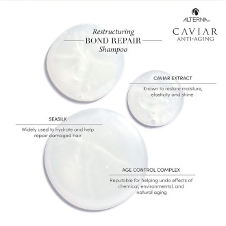 Alterna Caviar Anti-Aging Restructuring Bond Repair Shampoo - Strengthening shampoo for damaged 2