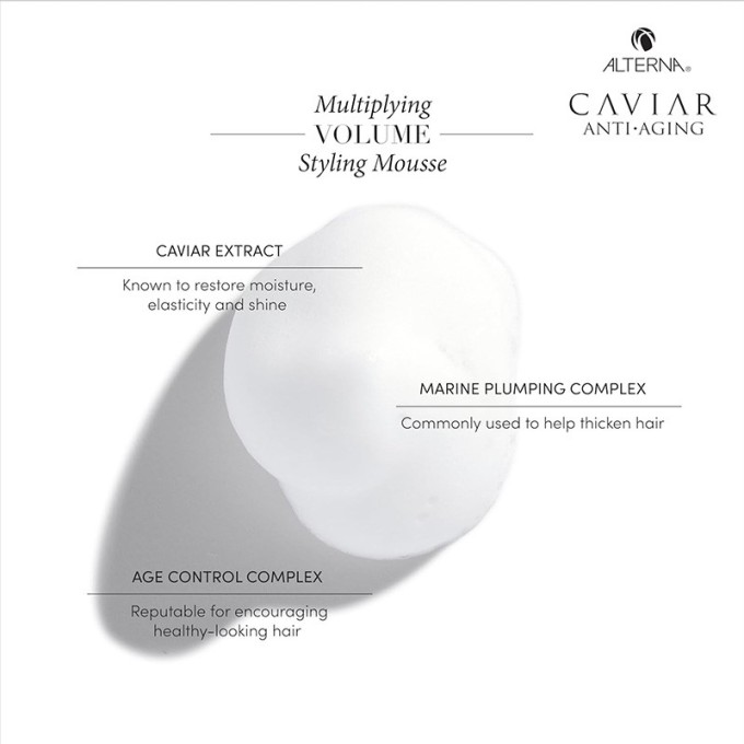 Alterna Caviar Anti-Aging Multiplying Volume Styling Mousse - Styling foam for increasing the