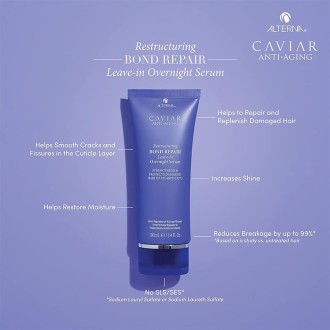 Alterna Caviar Anti-Aging Restructuring Bond Repair Leave-In Overnight Serum - Atkuriamasis serumas 2