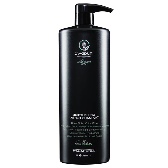 Paul Mitchell Awapuhi Wild Ginger Moisturizing Lather Shampoo - drėkinamasis šampūnas plaukams