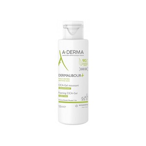 A-Derma Dermalibour+ Foaming Cica Gel - valomasis putojantis gelis, 100 ml