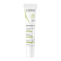 A-Derma Dermalibour+ Repairing Cica-Lip Balm - drėkinamasis lūpų balzamas, 15 ml