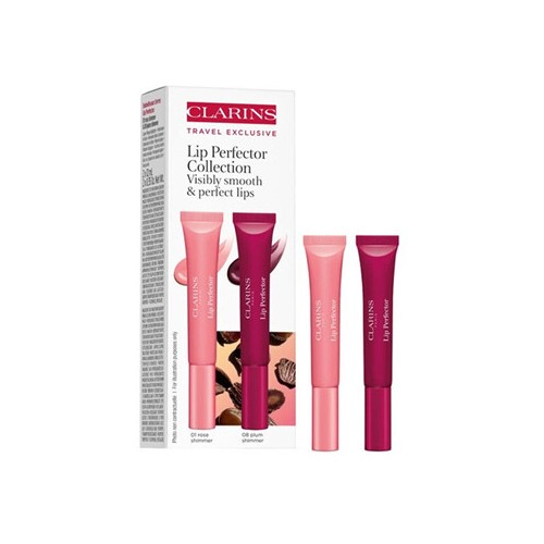 Clarins Lip Perfector Duo - lūpų blizgesių rinkinys