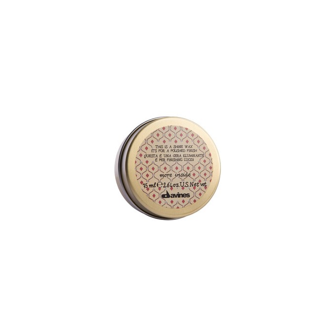 Davines More Inside Shine Wax - plaukų vaškas, 75 ml
