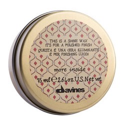 Davines More Inside Shine Wax - plaukų vaškas, 75 ml