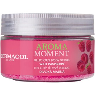 Dermacol Aroma Moment Divoká malina Delicious Body Scrub - kūno šveitiklis, 200 g