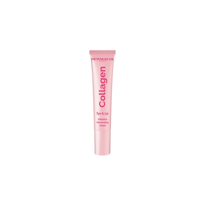 Dermacol Collagen Eye and Lip Cream - jauninantis akių ir lūpų kremas, 15 ml