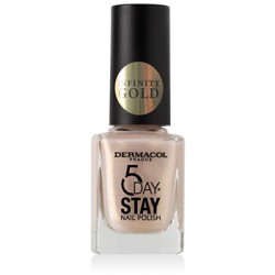 Dermacol Infinity Gold Nail Polish - ilgalaikis nagų lakas 11 ml 64 Pearl