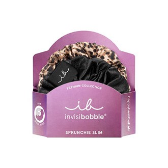 Invisibobble Sprunchie Slim Premium Leo is the New Black - plaukų gumelės, 2 vnt.