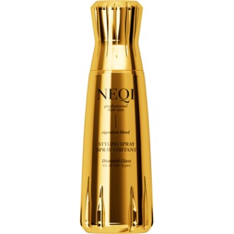 NEQI Diamond Glass Styling Spray - formavimo purškalas plaukams blizgesiui, 180 ml
