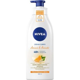 Nivea Orange Flower & Avocado Body Milk - drėkinamasis kūno losjonas, 500 ml