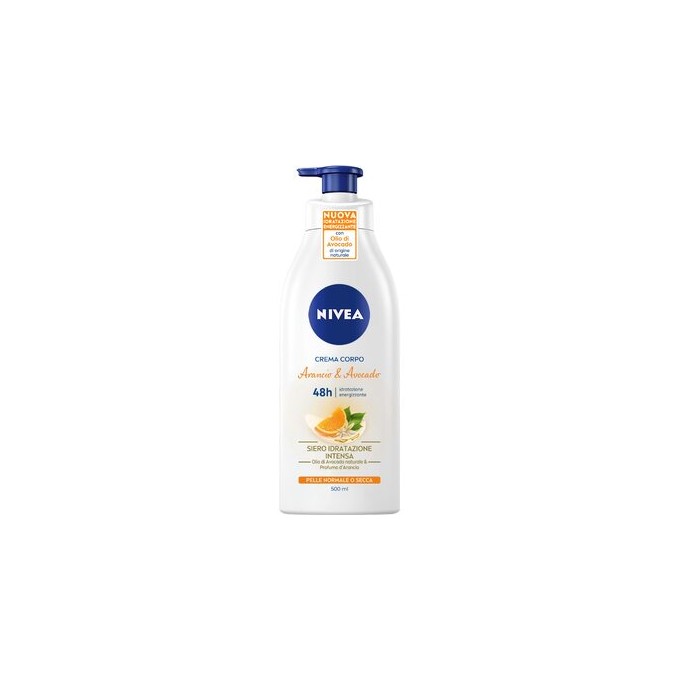 Nivea Orange Flower & Avocado Body Milk - drėkinamasis kūno losjonas, 500 ml