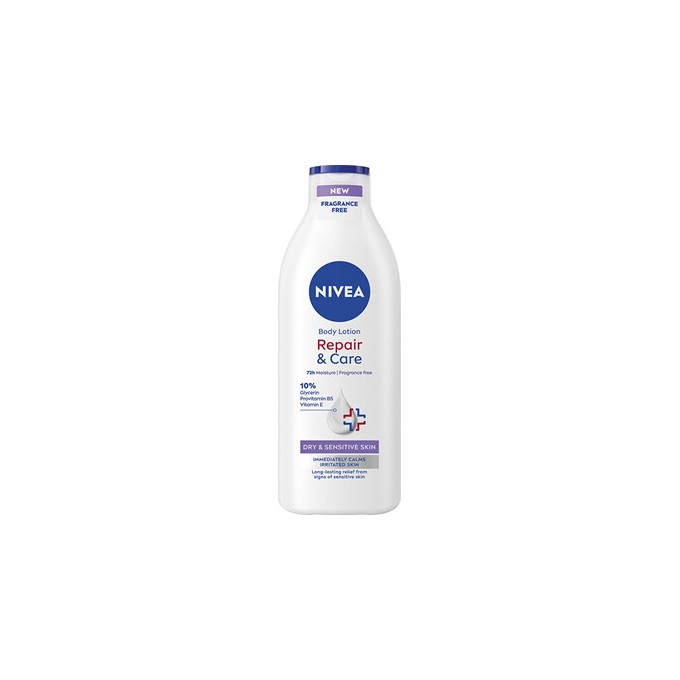 Nivea Repair & Care Body Lotion - kūno pienas sausai ir jautriai odai, 400 ml