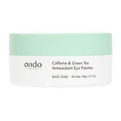 Ondo Beauty 36.5 BAN-JJAK Caffeine and Green Tea Antioxidant Eye Patches - veido kaukė akių zonai