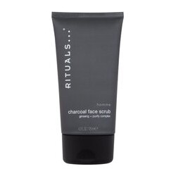 Rituals Homme Charcoal Face Scrub - odos pilingas su aktyvuota anglimi, 125 ml