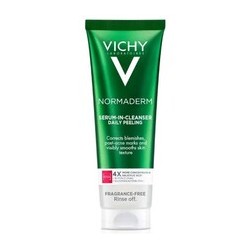 Vichy Normaderm Serum-In-Cleanser Daily Peeling - valomasis serumas kasdieniam odos šveitimui, 125