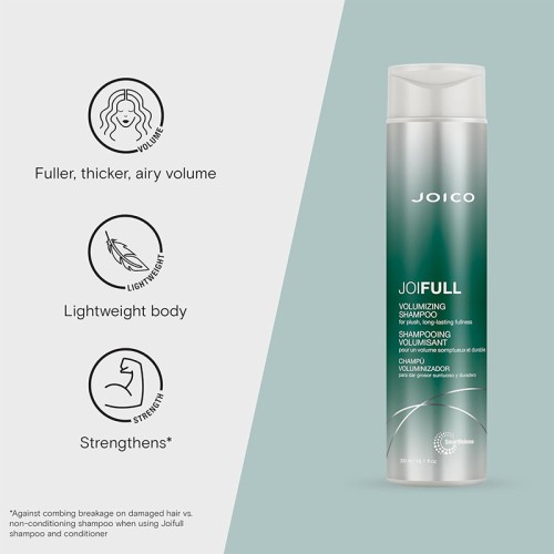 Joico JoiFull Volumizing Shampoo - apimties suteikiantis šampūnas, 300 ml