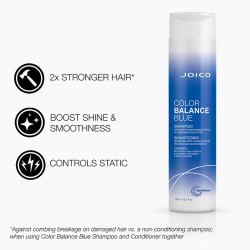 Joico Color Balance Blue Shampoo - varinius ir oranžinius tonus neutralizuojantis švelnaus poveikio