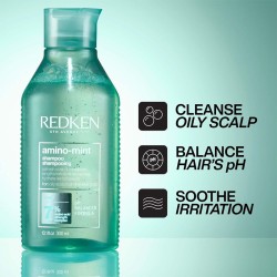 Redken Amino Mint Shampoo - šampūnas, 300 ml