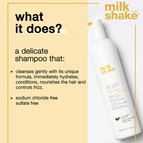 Milk_Shake Argan Shampoo - šampūnas su argano aliejumi, 1000 ml