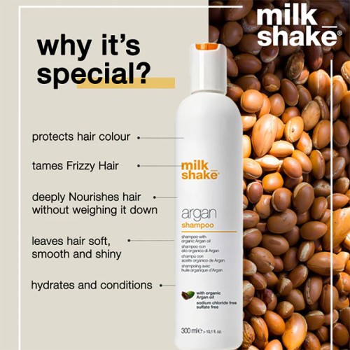 Milk_Shake Argan Shampoo - šampūnas su argano aliejumi, 1000 ml