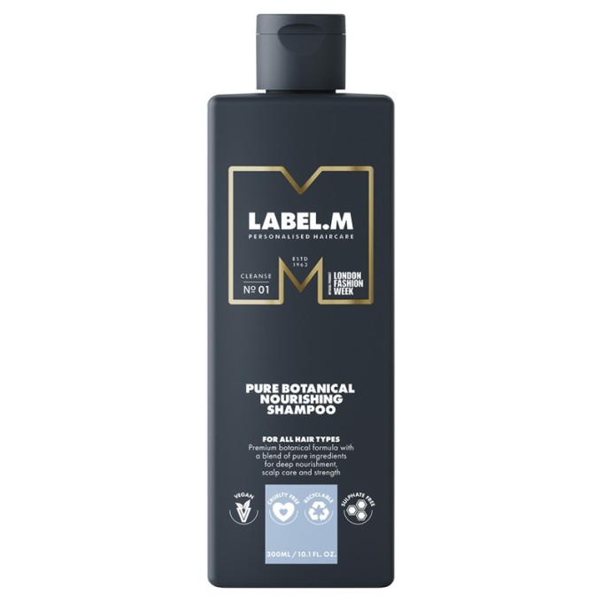 Label.m Pure Botanical Nourishing Shampoo - plaukus puoselėjantis šampūnas, 300 ml