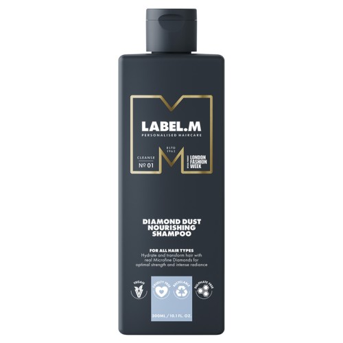 Label.m Diamond Dust Shampoo - maitinamasis šampūnas, 300 ml