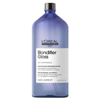 L´Oréal Professionnel Expert Blondifier Gloss Shampoo - šampūnas šviesiems plaukams, 1500 ml
