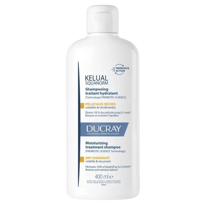 Ducray Kelual Squanorm Moisturizing Treatment Shampoo - drėkinamasis šampūnas nuo sausų pleiskanų